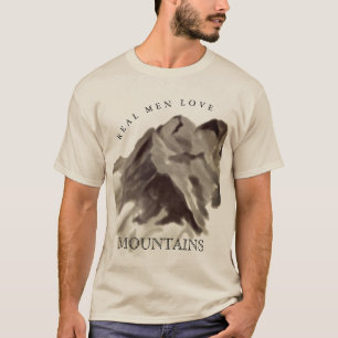 Real Men Loves Mountains Vintage T-Shirt