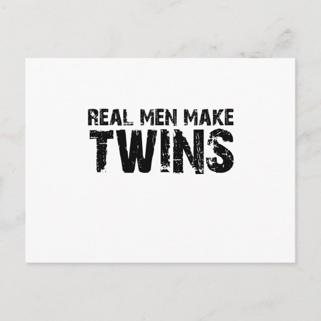 Real men make... Cool father's day gift Postcard (Front)