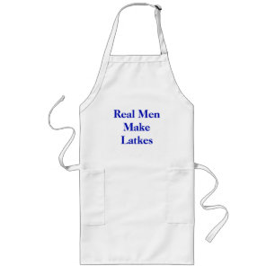 Real Men Make Latkes Long Apron