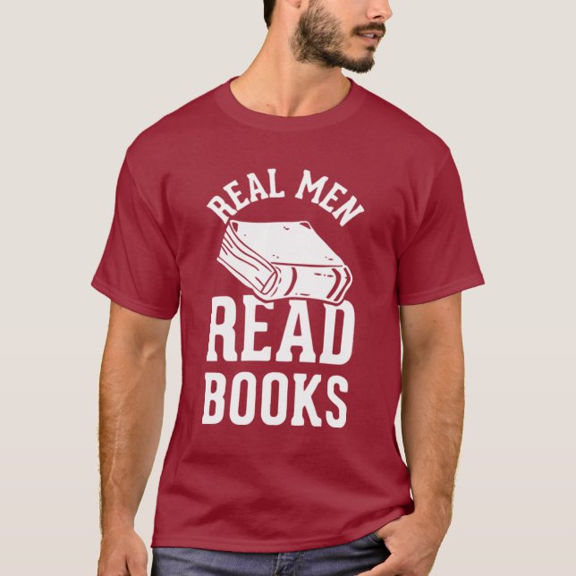 Real Men read Books T-Shirt (Front)