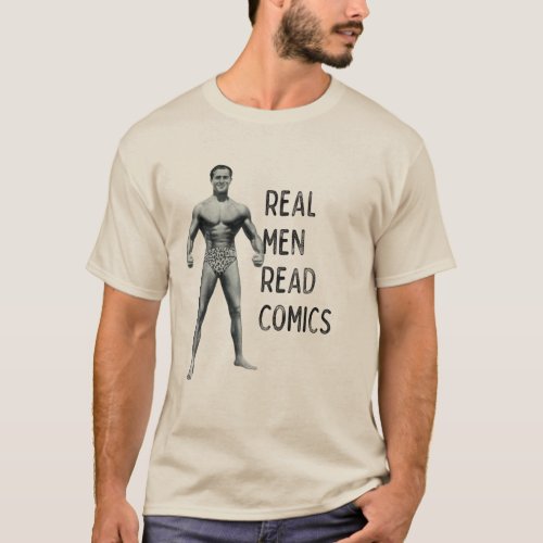 Real Men Read Comics T_shirt