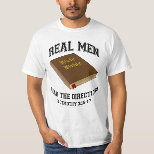 Real Men Read Directions T_Shirt