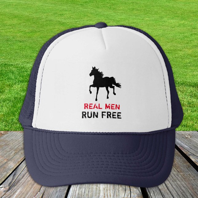 Real Men Run FREE - Trucker Hat (Creator Uploaded)