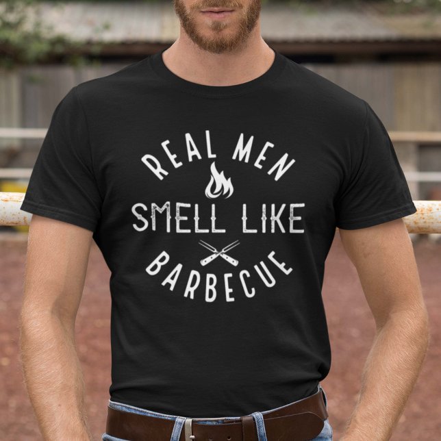 Real Men Smell Like Barbecue T-Shirt (Creator Uploaded)