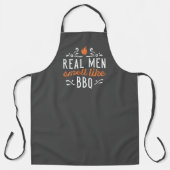 Real Men Smell Like BBQ Apron (Front)