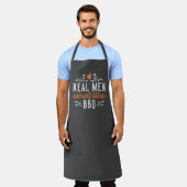 Real Men Smell Like BBQ Apron (Worn)
