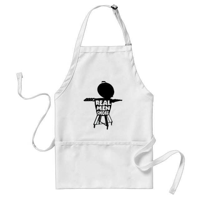 REAL MEN SMOKE ADULT APRON (Front)