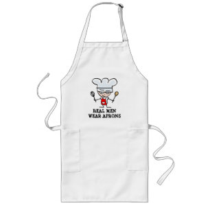 Real men wear aprons - large size