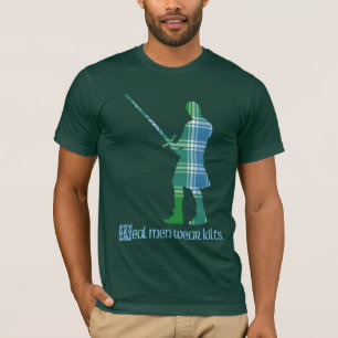 Real Men Wear Kilts MacDonald Scottish Tartan T-Shirt
