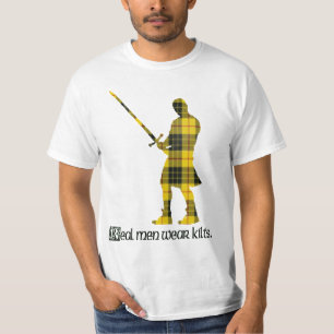Real Men Wear Kilts MacLeod Scottish Tartan T-Shirt