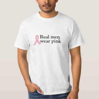 Real Men Wear Pink Breast Cancer Awareness T-Shirt