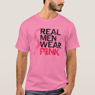 Real Men Wear Pink - Breast Cancer T-Shirt