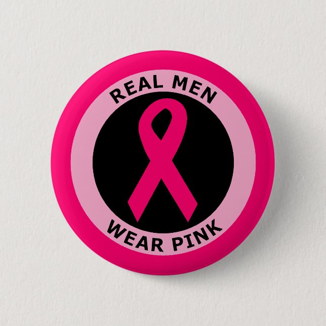 REAL MEN WEAR PINK BUTTON (Front)