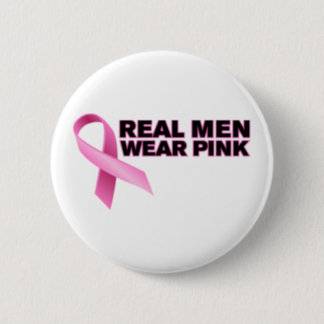 Real Men Wear Pink Button