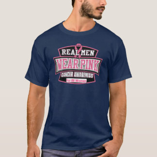 Real Men Wear Pink For All Women - Breast Cancer T-Shirt
