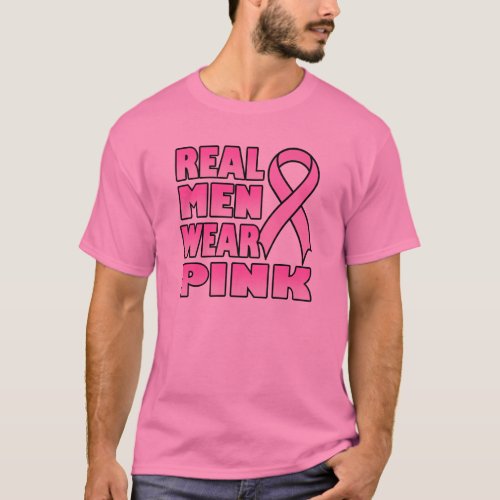 real men wear pink T_Shirt