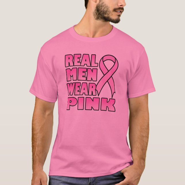real men wear pink T-Shirt (Front)