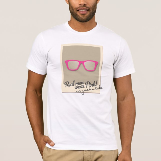 Real Men Wear Pink T-Shirt (Front)