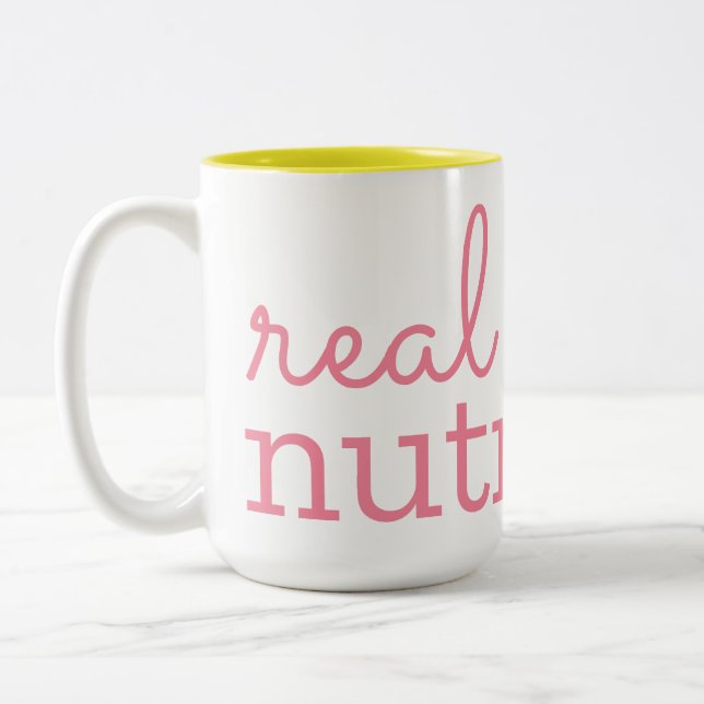Real Mom Nutrition Two-Tone Mug (15 oz) (Left)