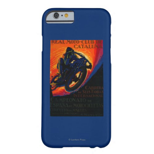 Real Moto Club Vintage PosterEurope Barely There iPhone 6 Case