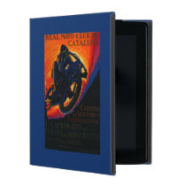 Real Moto Club Vintage PosterEurope iPad Case