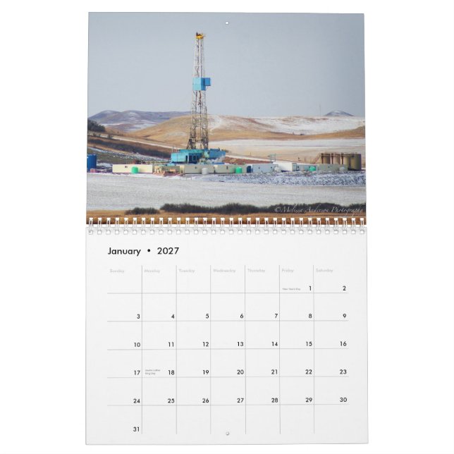 Real Oilfield Wives 2013 Calendar (Jan 2027)