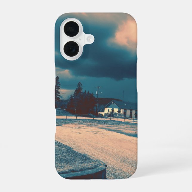 real photo, real village iPhone case (Back)