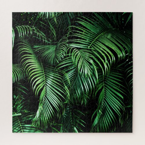 Real Photo Tropical Florals Jigsaw Puzzle