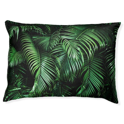 Real Photo Tropical Florals Pet Bed
