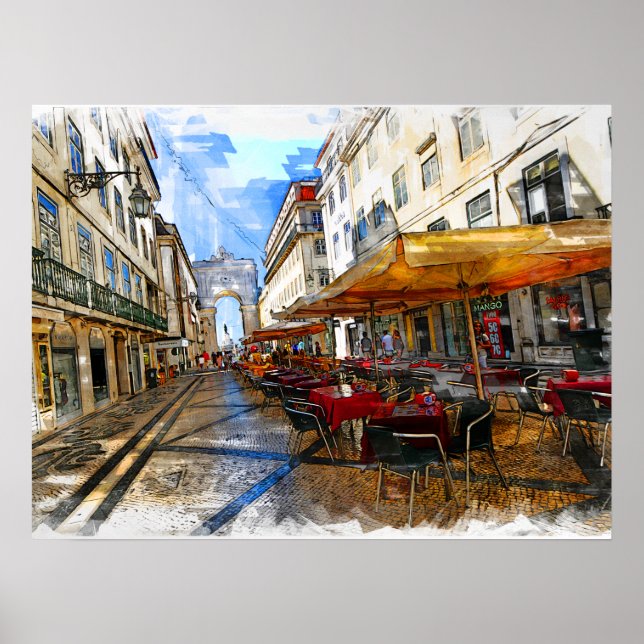 Real Portugal- Lisbon Street Poster (Front)