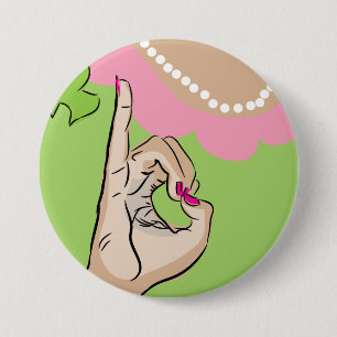 Real Pretty Girl Sorority Fun Button