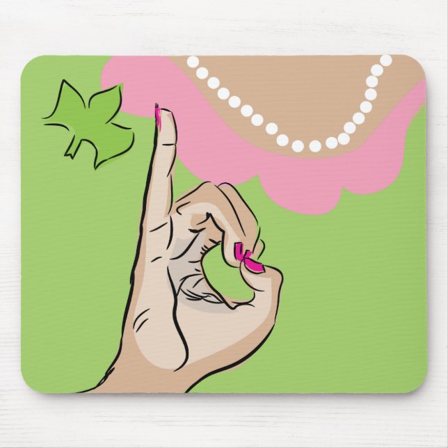 Real Pretty Girl Sorority Fun Mouse Pad (Front)