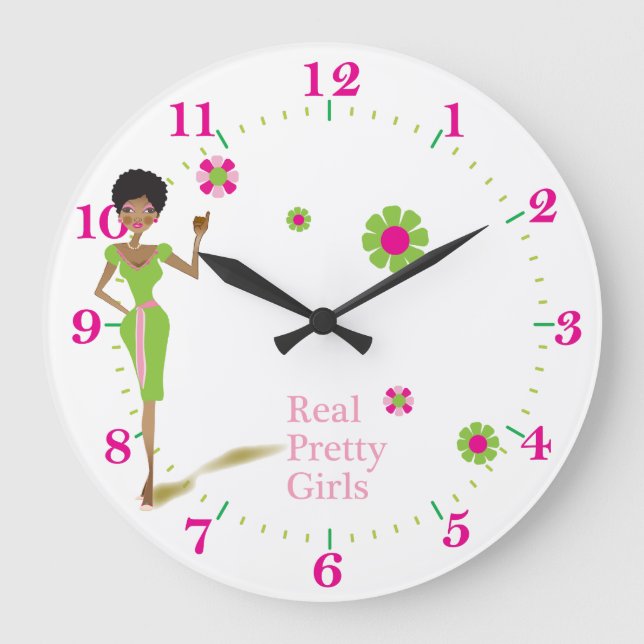 Real pretty Girls clock (Front)