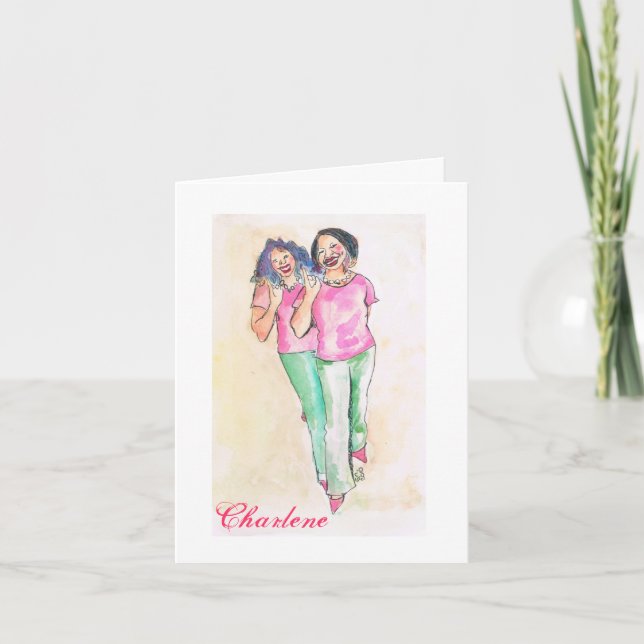 Real Pretty Girls Note Cards for the Sorority Girl (Front)