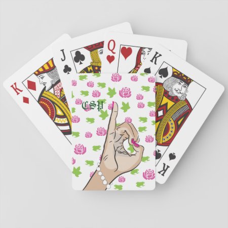 Real Pretty Girls Playing Card