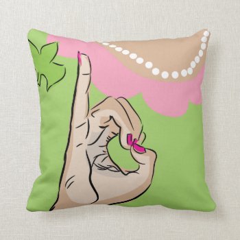 Real Pretty Girls Throw Pillow by dawnfx at Zazzle