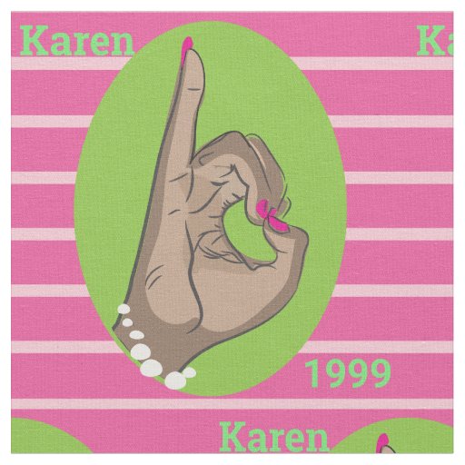 Real Pretty pink and green fabric