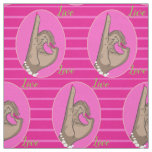 Real Pretty pink and green fabric