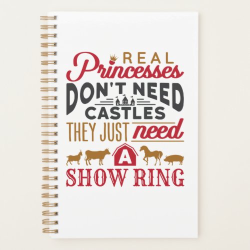 Real Princesses Need a Show Ring Livestock Show Planner