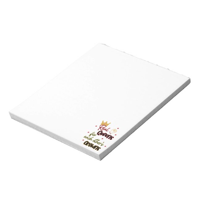Real Queens Fix Each Other's Crowns Notepad (Rotated)