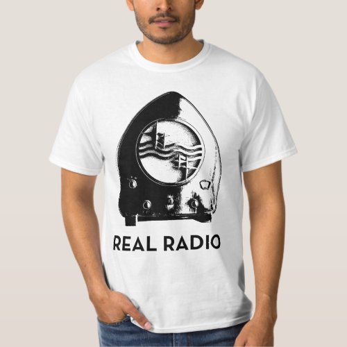 Real Radio t_shirt Light