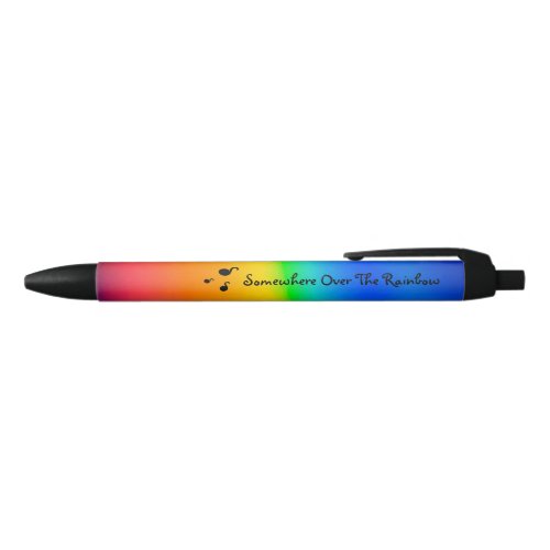 Real Rainbow Black Ink Pen