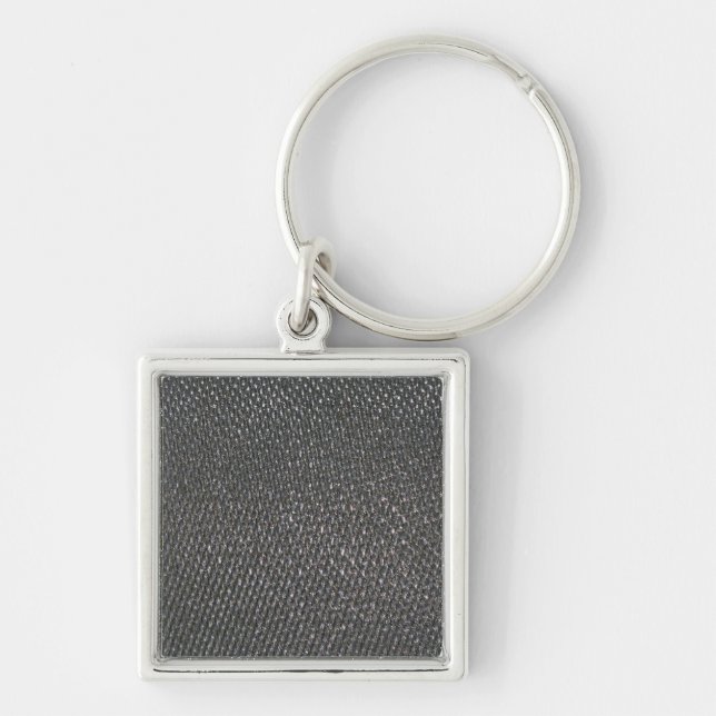 Real RAW Carbon Fiber Textured Keychain (Front)