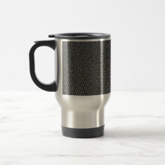 Real RAW Carbon Fiber Textured Travel Mug