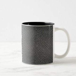 Real RAW Carbon Fiber Textured Two-Tone Coffee Mug