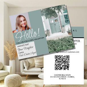 Real Real Estate Agent Hello Neighbor Flyer – New 