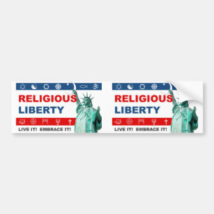 Real Religious Liberty Bumper Sticker