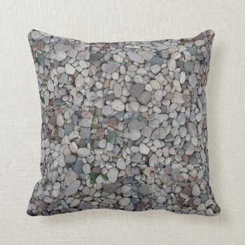 Real Rock Of A Pillow by GreenCannon at Zazzle