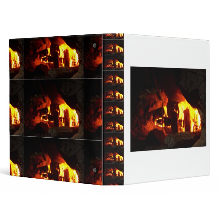 Real RURAL Community FIREPLACE 3 Ring Binders