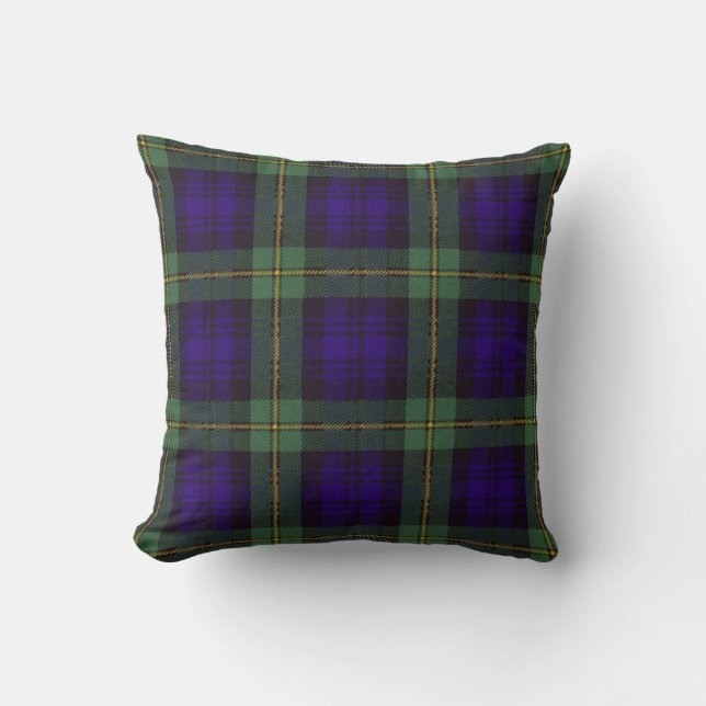Real Scottish tartan - Gordon Throw Pillow (Front)